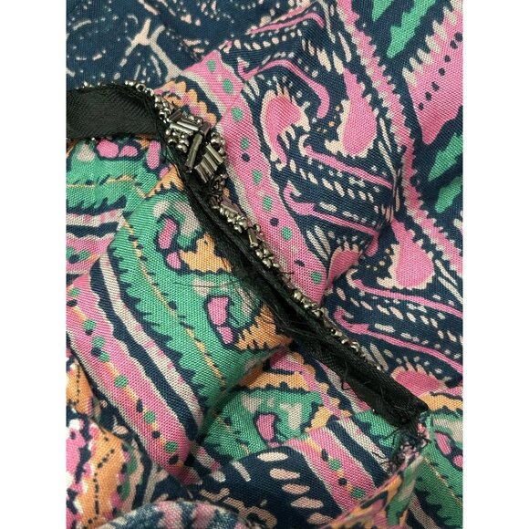 Japna NWT Bohemian Style Multicolor Sleeveless Camisole Top Ethnic Print Sz Smal - Picture 5 of 8